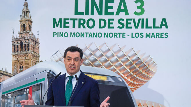 Una imagen de la presentación oficial del inicio de las obras del Metro en Pino Montano