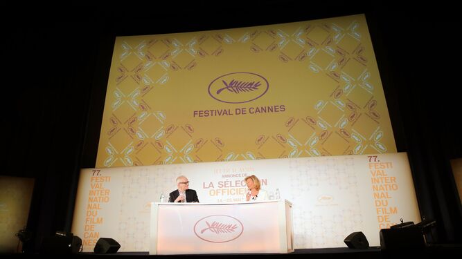 El Festival de Cannes anunció las competidoras a la Palma de Oro en un cine de la avenida parisina de los Campos Elíseos.