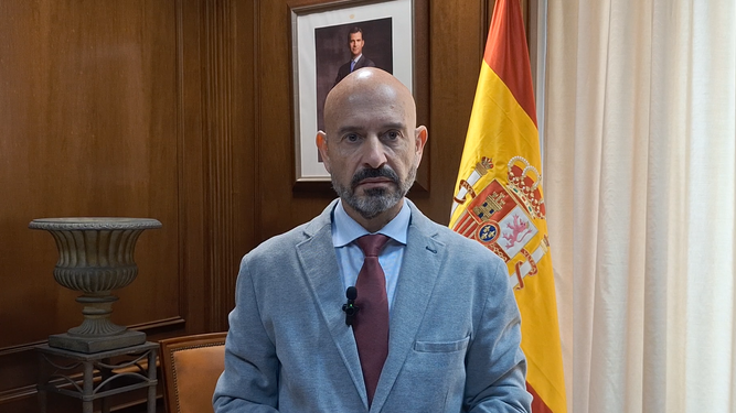El subdelegado del Gobierno en Málaga, Javier Salas.
