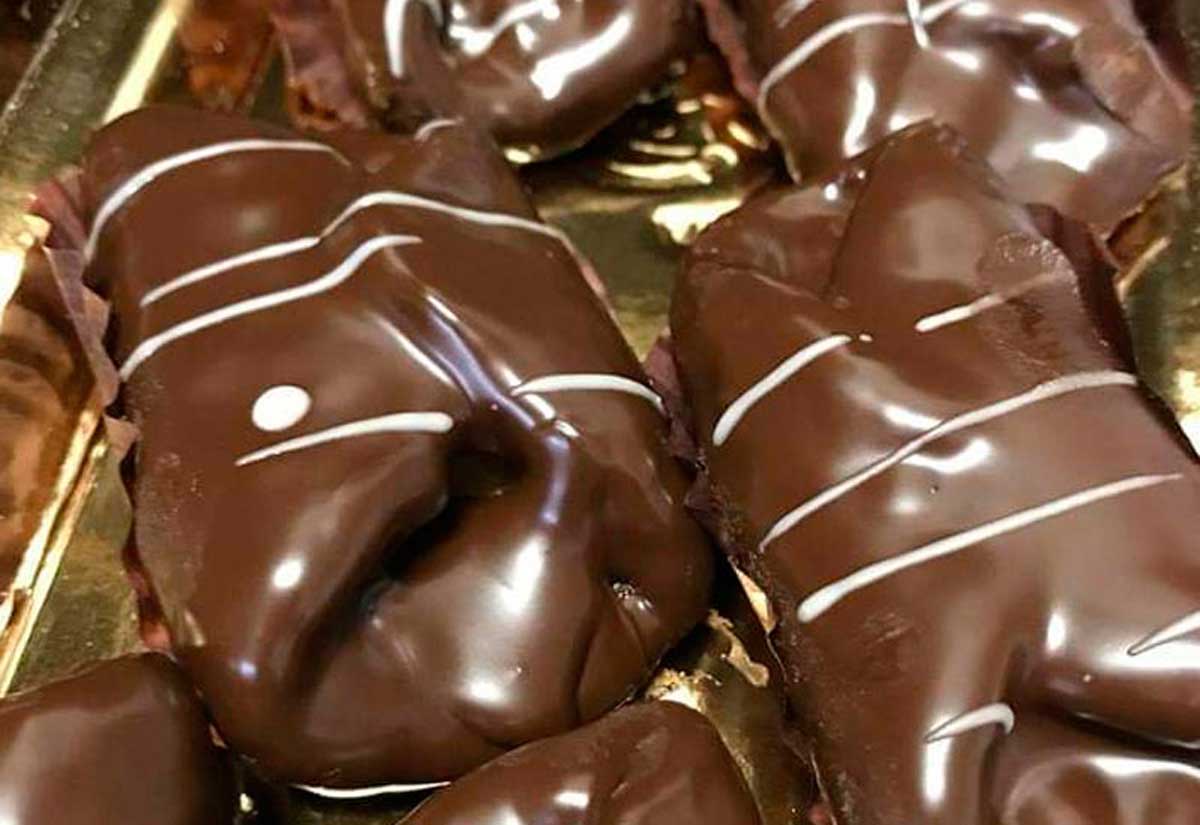 Pestiños de chocolate de Confitería Petisú